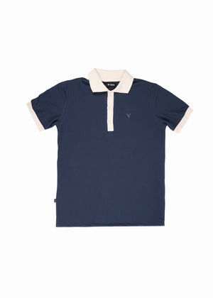 POLO CAMISERO AZUL ACERO