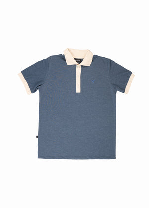 POLO CAMISERO AZUL