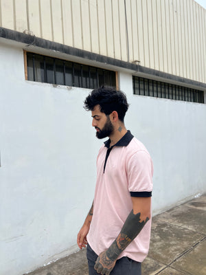 POLO CAMISERO - ROSADO