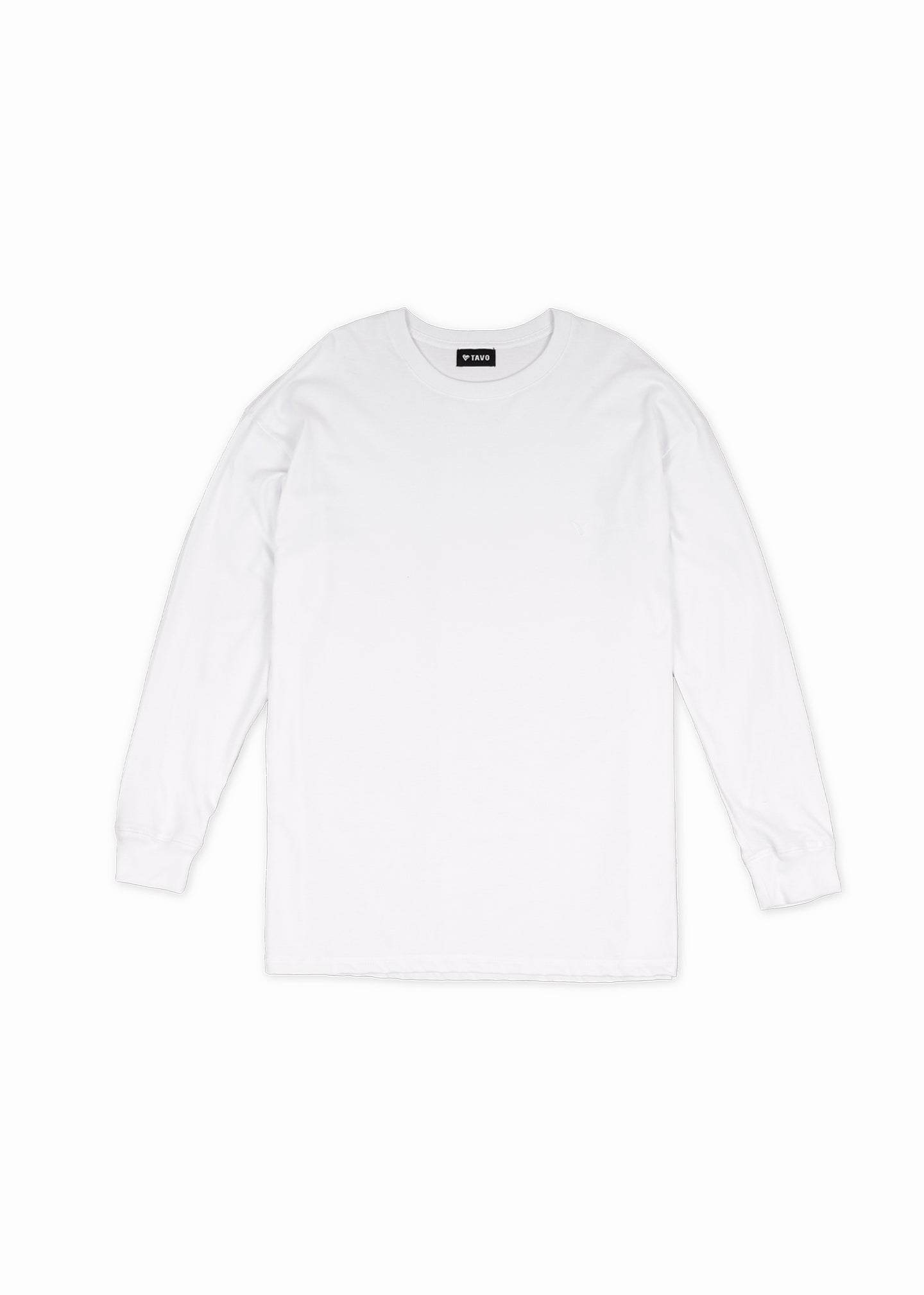 polo blanco manga larga