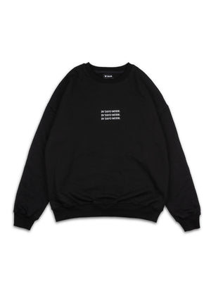 POLERA ESTILO OVERSIZE- NEGRO